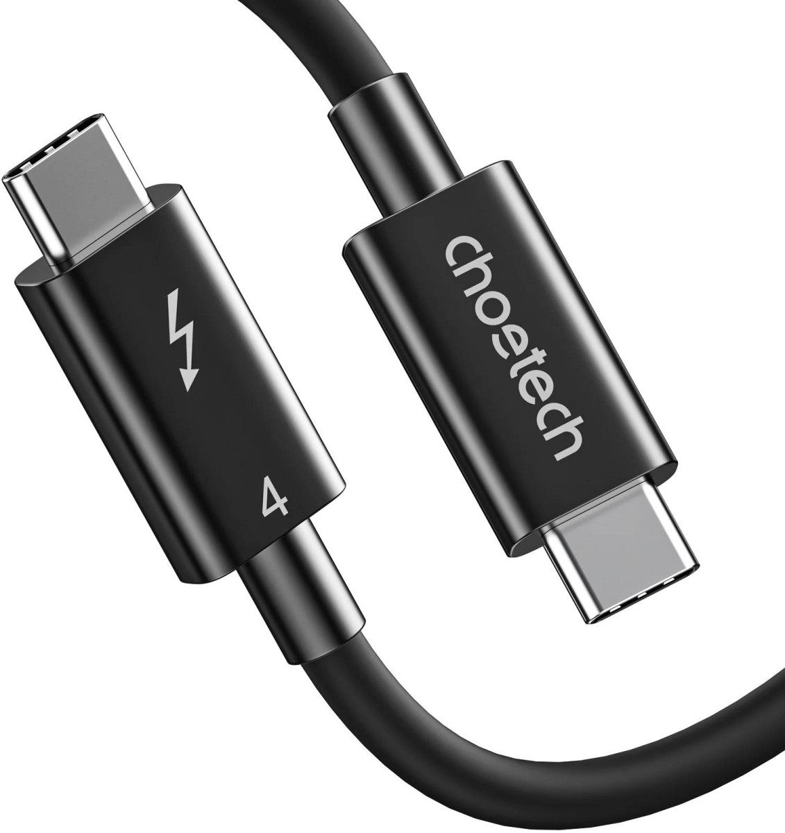 Кабель USB Choetech USB4.0 Thunderbolt Type-C M-M 08 м 100W (8K HDR) Black
