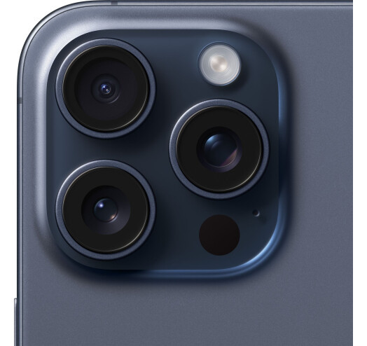 Смартфон Apple iPhone 15 Pro 128GB Blue Titanium (MTV03) фото