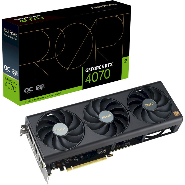 Видеокарта Asus NVIDIA RTX 4070 GDDR6X (PROART-RTX4070-O12G)