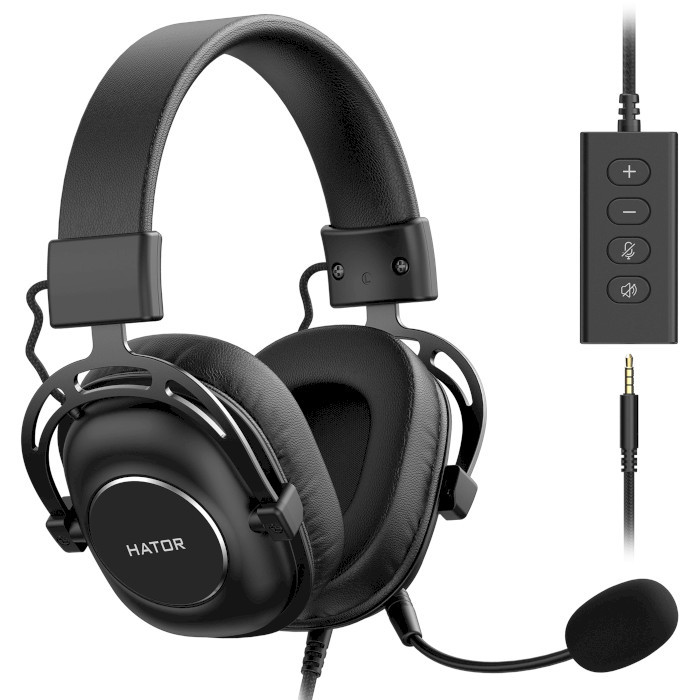 Гарнітура HATOR Hypergang 7.1X USB (HTA-844) Black