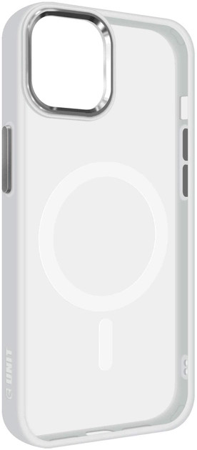 Чехол-накладка ArmorStandart Unit MagSafe for Apple iPhone 14 Matte Clear Silver (ARM70462)
