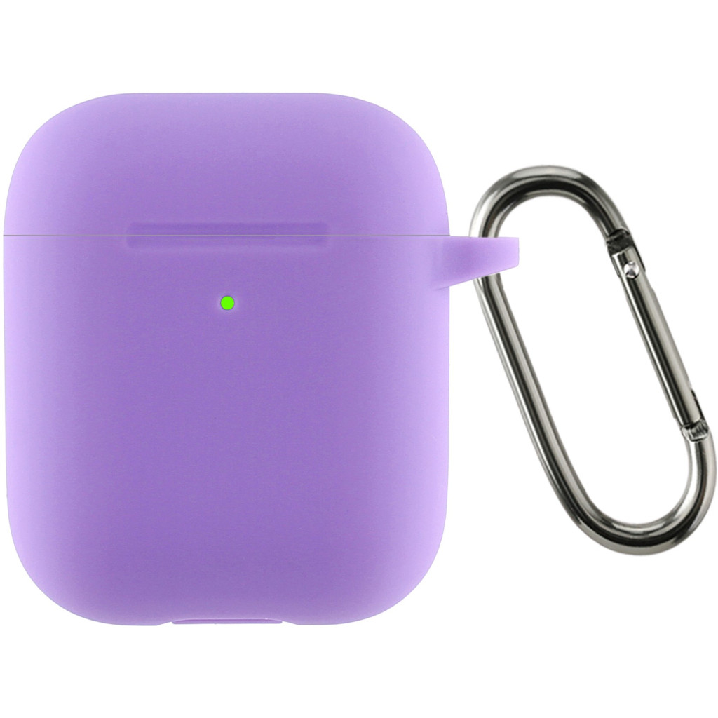 Аксессуар для наушников ArmorStandart Ultrathin Silicone Case With Hook for Apple AirPods 2 Purple (ARM59690)