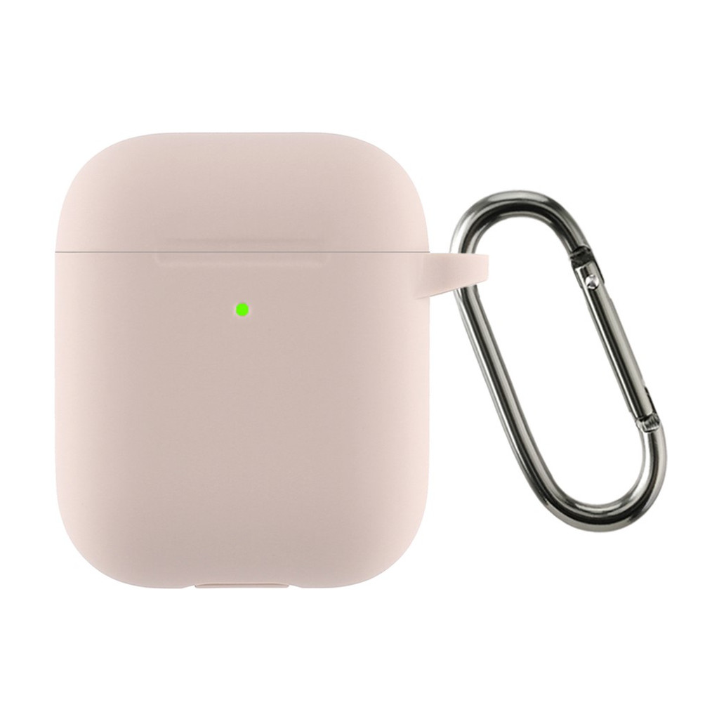 Аксессуар для наушников ArmorStandart Ultrathin Silicone Case With Hook for Apple AirPods 2 Pink Sand (ARM59689)