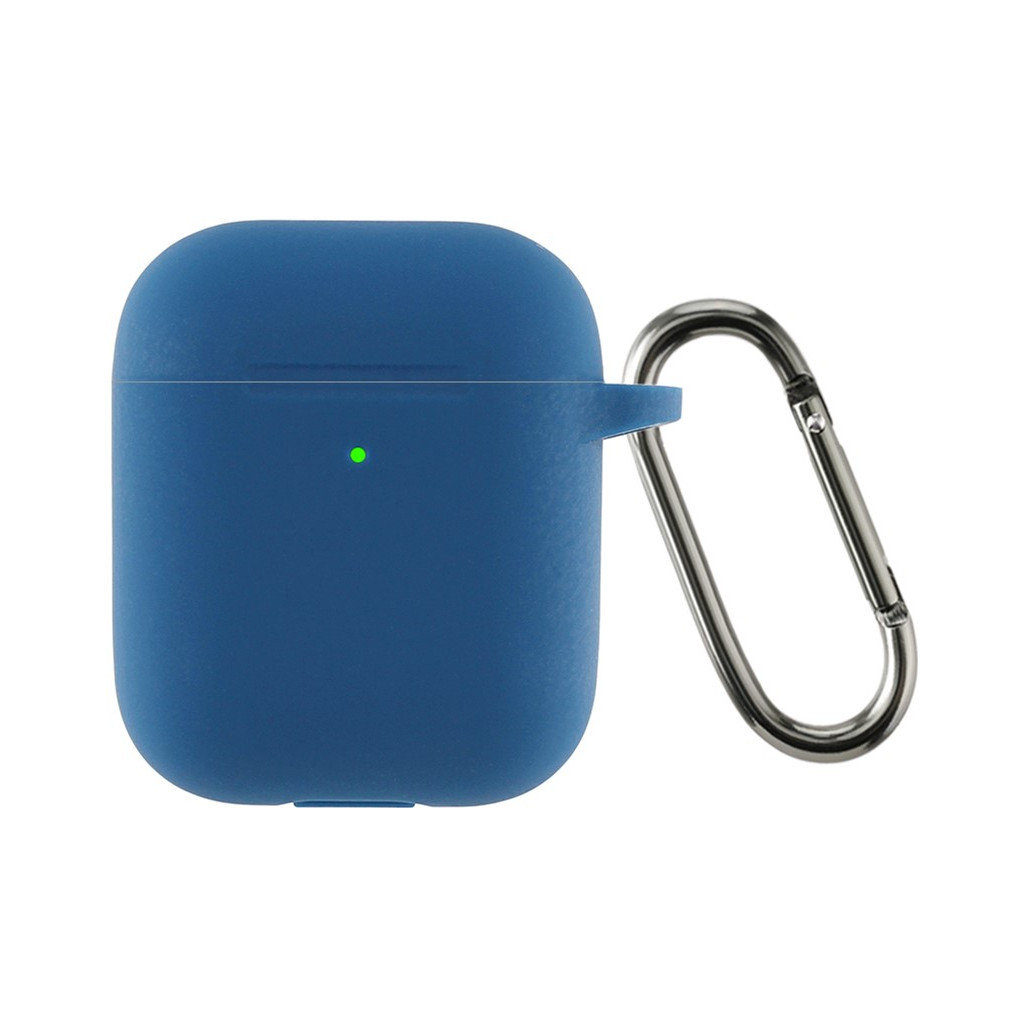 Аксессуар для наушников ArmorStandart Ultrathin Silicone Case With Hook for Apple AirPods 2 Lake Blue (ARM59683)