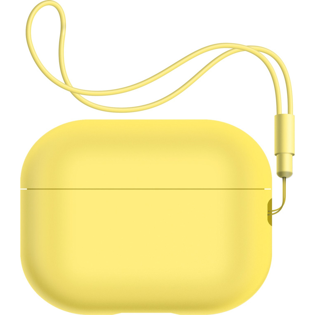 Аксесуар для навушників Armorstandart Silicone Case with straps для Apple Airpods Pro 2 Yellow (ARM68619)