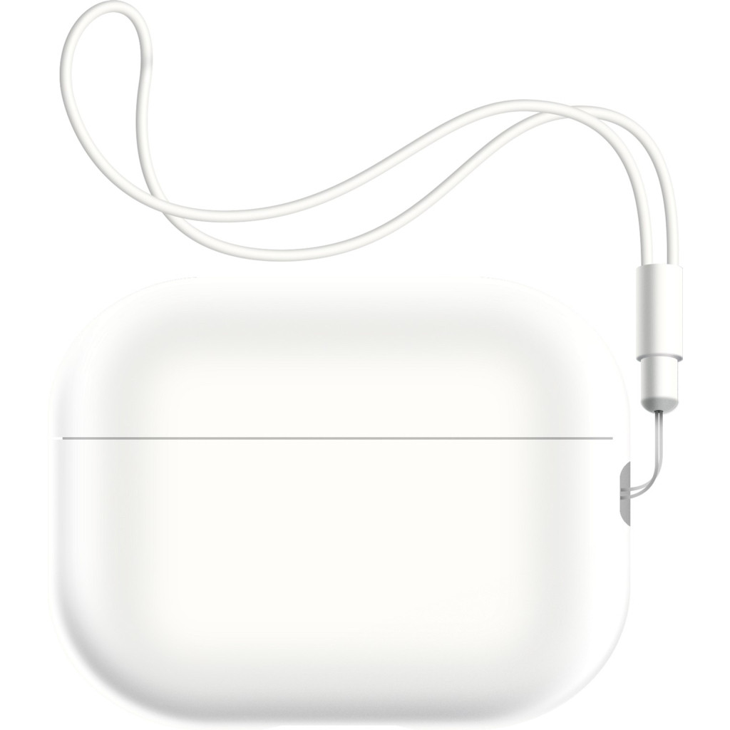 Аксесуар для навушників Armorstandart Silicone Case with straps для Apple Airpods Pro 2 White (ARM68618)