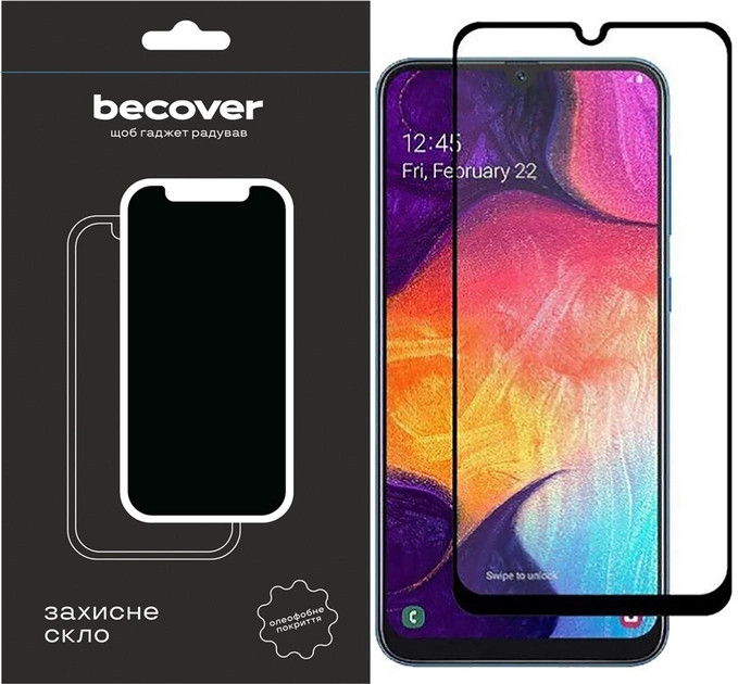 Захисне скло BeCover for Tecno Spark 10 (KI5q) Black (709266)