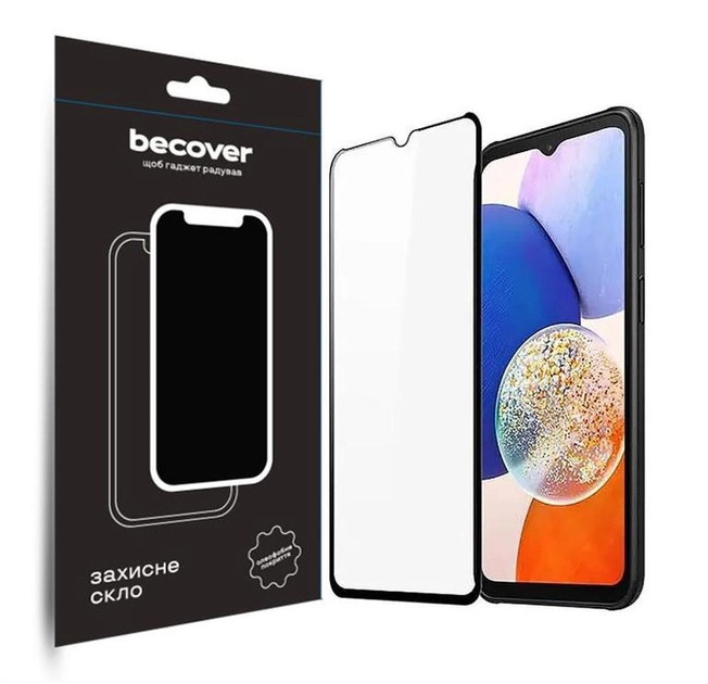 Защитное стекло BeCover for Samsung Galaxy A14 4G SM-A145/A14 5G SM-A146 Black (708953)