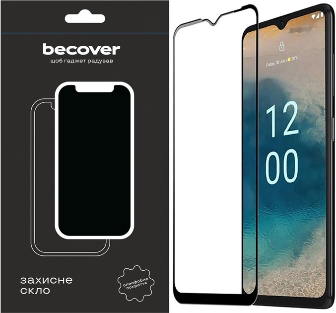 Захисне скло BeCover for Nokia G22 Black (709249)