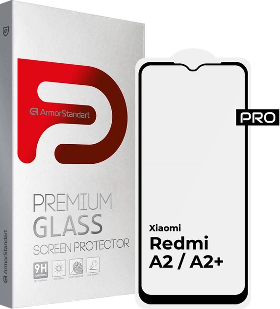 Защитное стекло ArmorStandart Pro for Xiaomi Redmi A2 Black (ARM66569)