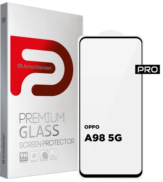 Захисне скло ArmorStandart Pro for OPPO A98 5G Black (ARM68580)