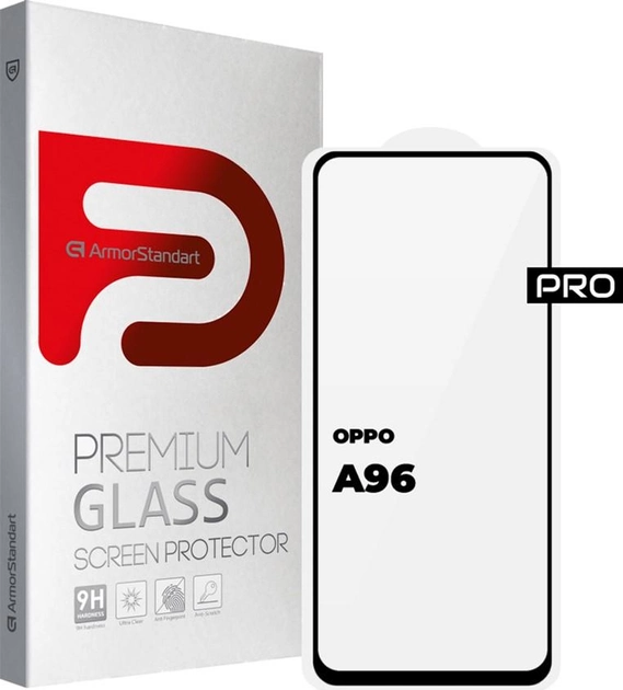 Защитное стекло ArmorStandart Pro for OPPO A96 Black (ARM61037)