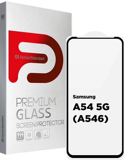 Захисне скло ArmorStandart Full Glue for Samsung A54 5G (A546) Black (ARM66204)