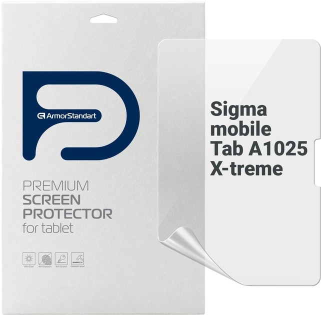 Защитная пленка ArmorStandart for Sigma mobile Tab A1025 X-treme (ARM66243)