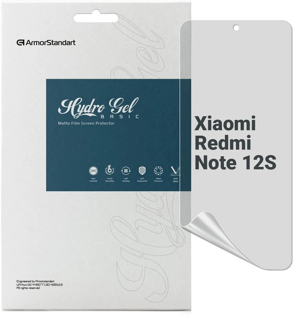 Защитная пленка ArmorStandart Matte for Xiaomi Redmi Note 12S 4G (ARM67513)
