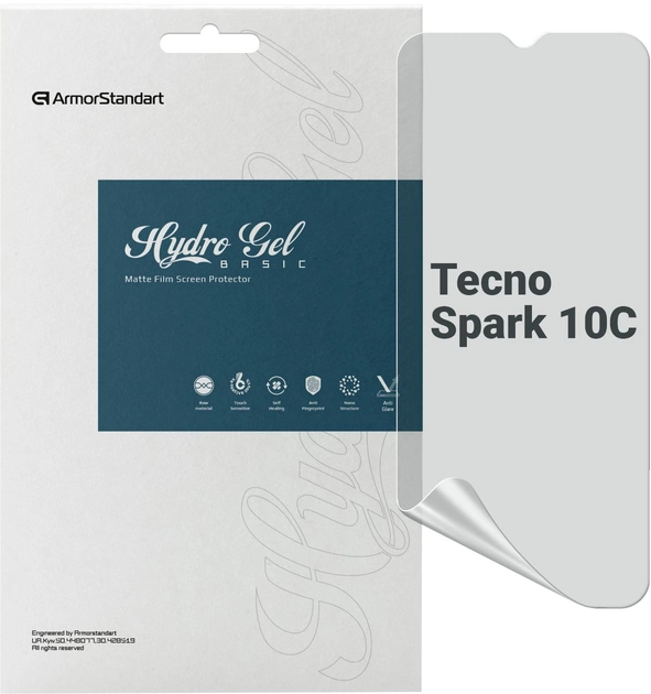 Защитная пленка ArmorStandart Matte for Tecno Spark 10С (ARM68945)