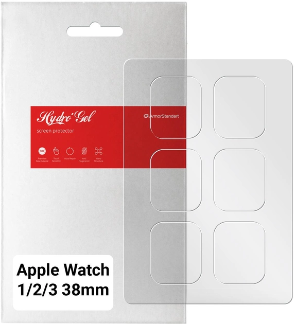 Захисна плівка ArmorStandart Matte for Apple Watch 1/2/3 38mm 6 шт. (ARM66096)