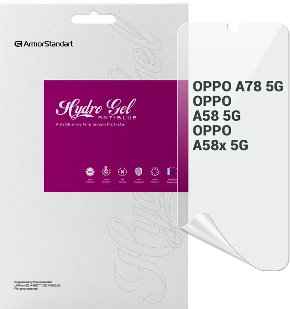 Защитная пленка ArmorStandart Anti-Blue for OPPO A78 5G / A58 5G / A58x 5G (ARM66483)