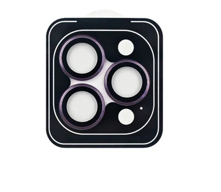 Захисне скло ZK for camera iPhone 14/14 Plus Hawk-Eye Glass Purple