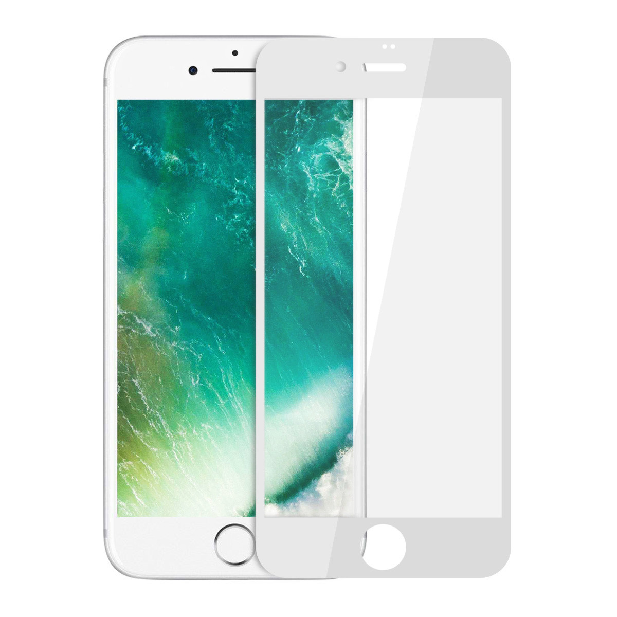 Захисне скло Protective glass Full Glue Apple iPhone 7 White KMT