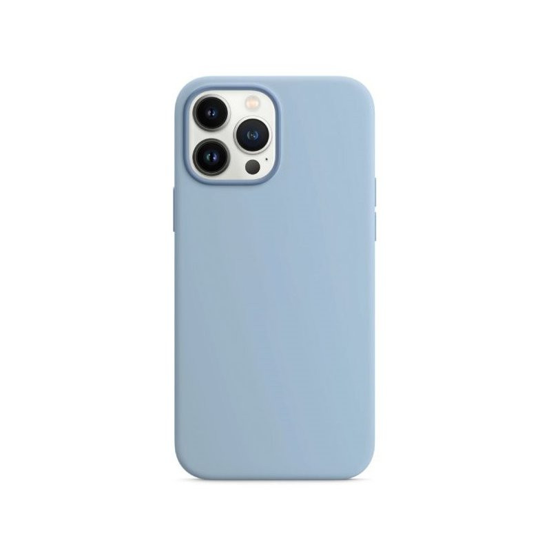 Чехол-накладка Monblan iPhone 13 Magnetic Silicone Series MagSafe & Animation Blue Fog