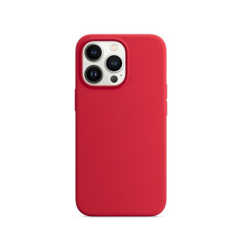 Чехол-накладка Monblan iPhone 13 Magnetic Silicone Series MagSafe & Animation Red