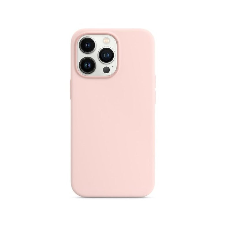 Чохол-накладка Monblan iPhone 13 Pro Magnetic Silicone Series MagSafe & Animation Chalk Pink