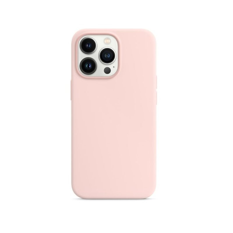 Чохол-накладка Monblan iPhone 13 Pro Max Magnetic Silicone Series MagSafe & Animation Chalk Pink