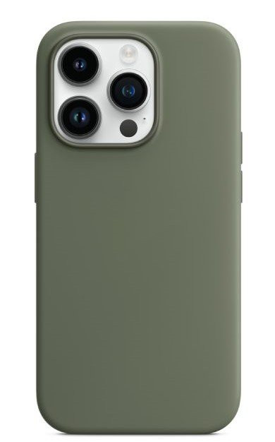 Чохол-накладка Monblan iPhone 14 Magnetic Silicone Series MagSafe Olive