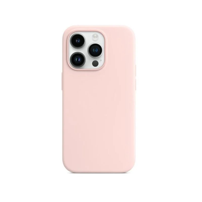 Чохол-накладка Monblan iPhone 14 Pro Magnetic Silicone Series MagSafe Chalk Pink