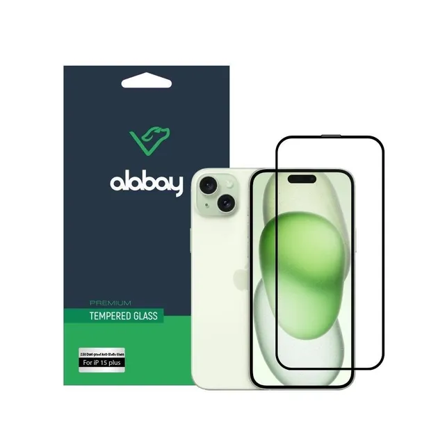 Захисне скло Alabay iPhone 15 Plus Anti Static Black