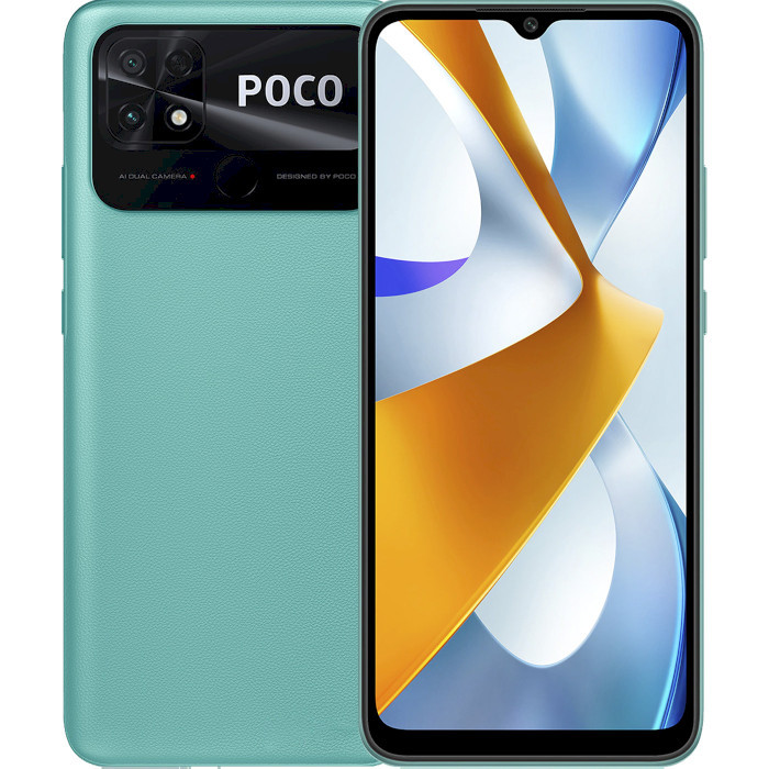 Смартфон Xiaomi Poco C40 4/64GB Coral Green EU