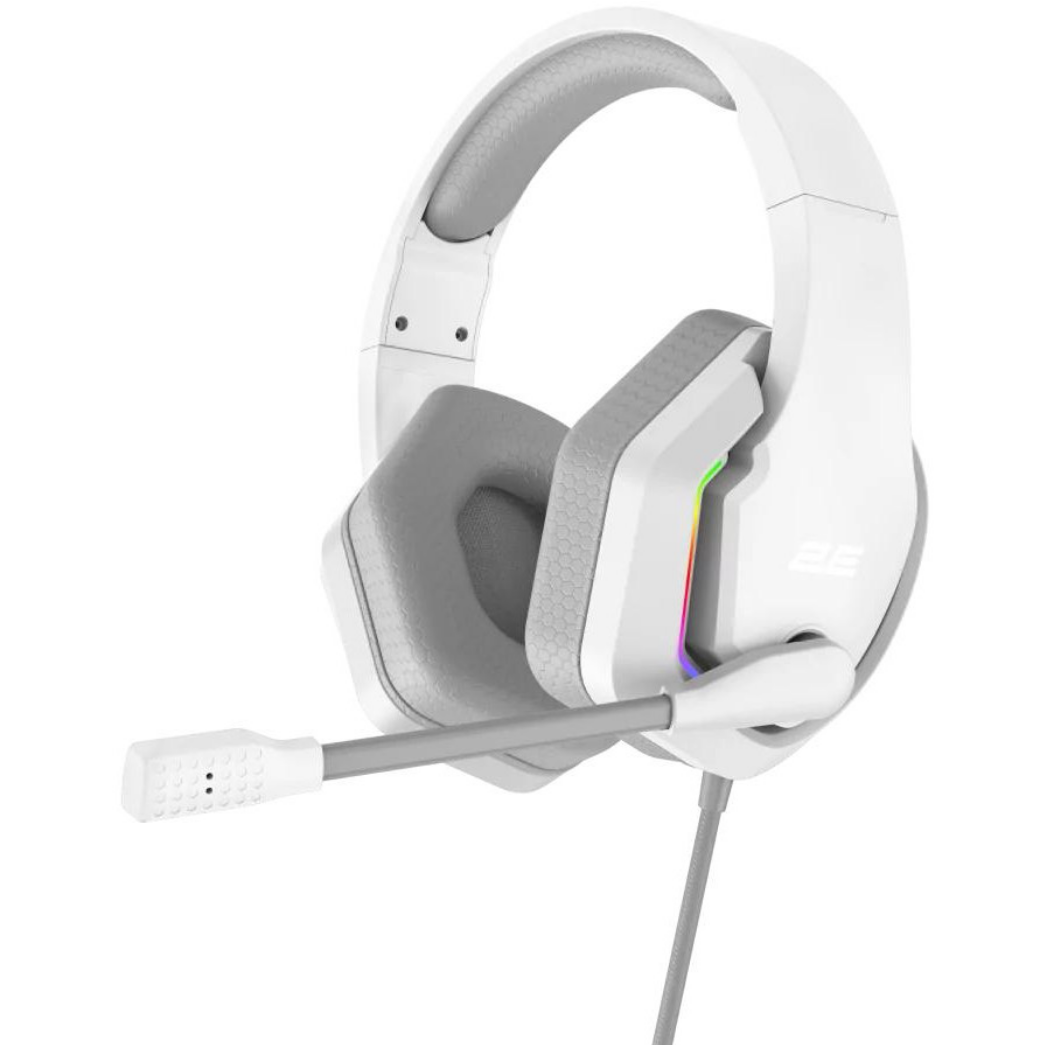 Наушники 2E GAMING HG315 RGB USB 7.1 White (2E-HG315WT-7.1)