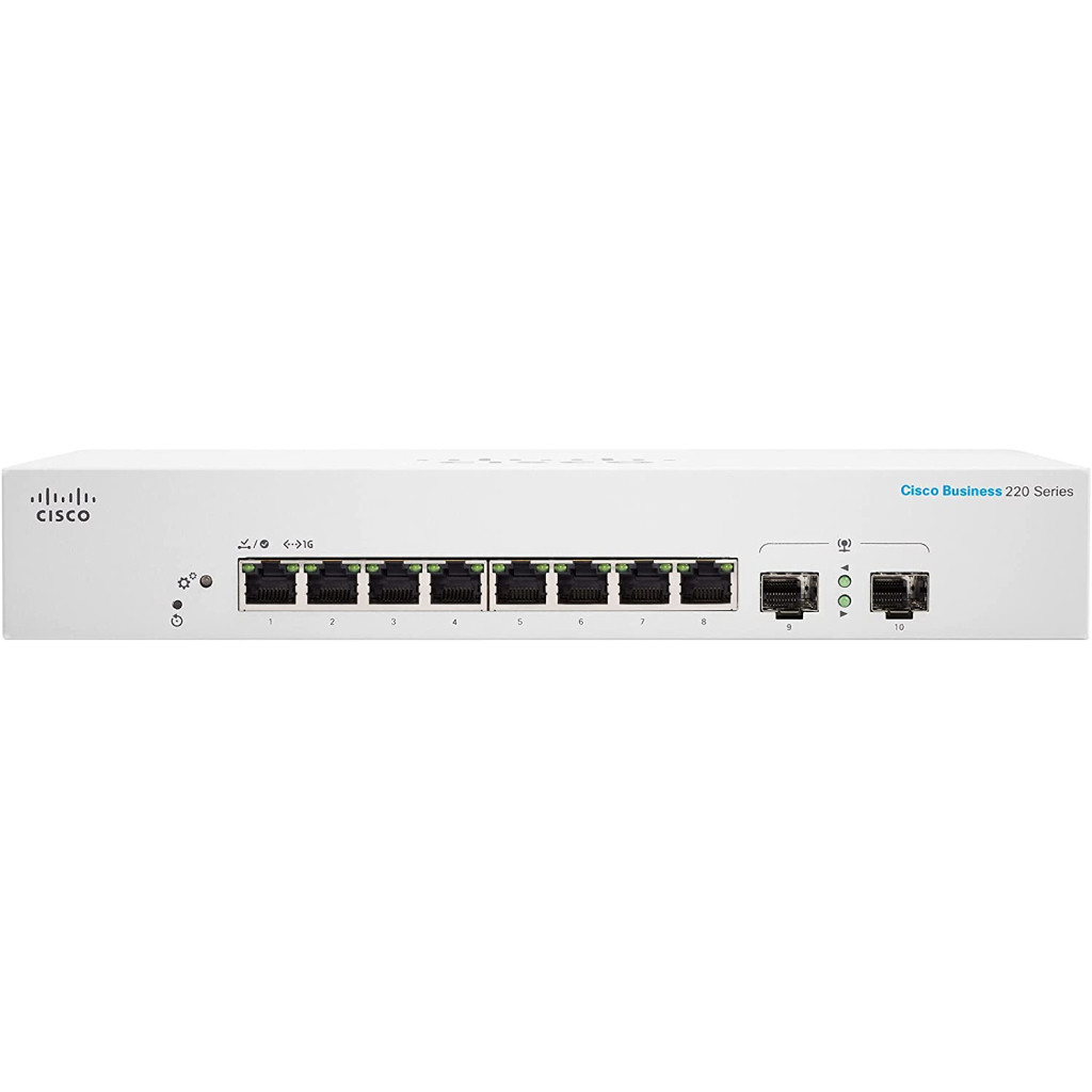 Комутатор Cisco CBS220 Smart (CBS220-8T-E-2G-EU)