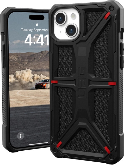 Панель UAG for Apple iPhone 15 Monarch Kevlar Black