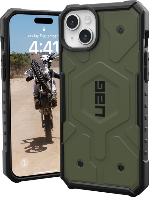 Панель UAG for Apple iPhone 15 Pathfinder Magsafe Olive Drab