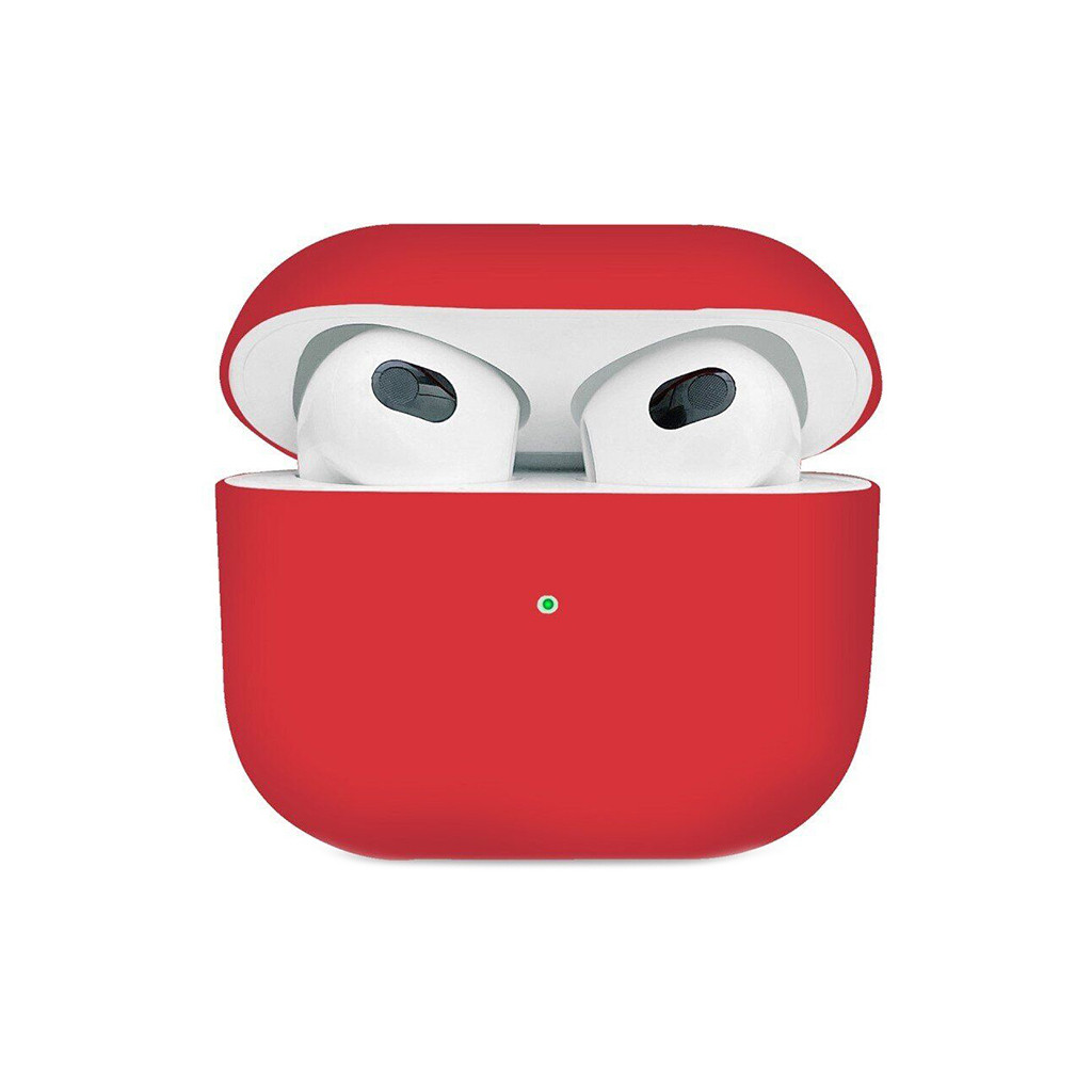 Аксессуар для наушников Armorstandart Ultrathin Silicone Case для Apple AirPods 3 Red (ARM60293)