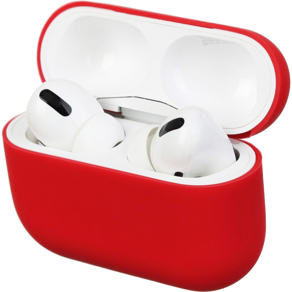 Аксесуар для навушників Armorstandart Ultrathin Silicone Case для Apple AirPods Pro Crimson (ARM55964)