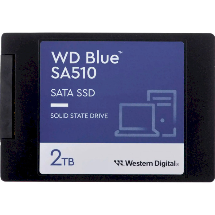 SSD накопитель Western Digital Blue SA510 SATA III 2TB (Western DigitalS200T3B0A)