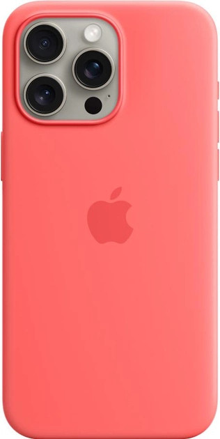 Панель Apple iPhone 15 Pro Max Silicone Case with MagSafe - Guava