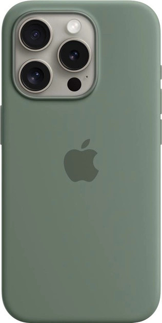 Панель Apple iPhone 15 Pro Max Silicone Case with MagSafe - Cypress