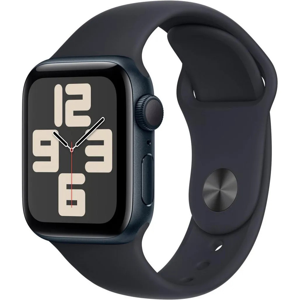 Смарт-годинник Apple Watch SE 2 GPS 40mm Midnight Aluminium Case with Midnight Sport Band M/L (MR9Y3QP/A) UA