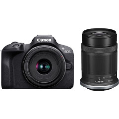 Цифрова відеокамера Canon EOS R100 RF 18-45mm + RF55-210mm Black (6052C036)
