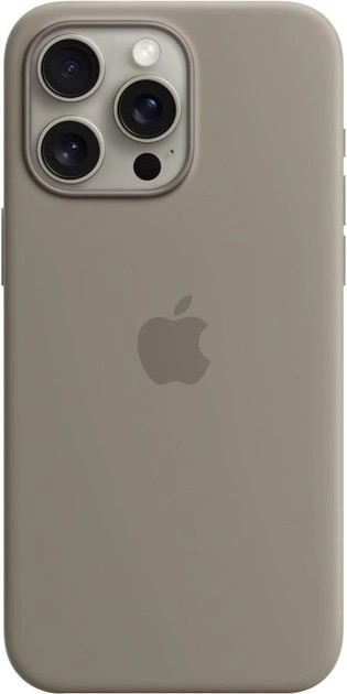 Панель iPhone 15 Pro Max Silicone Case with MagSafe - Clay (MT1Q3)