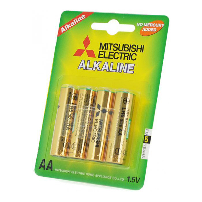 Батарейка Mitsubishi AA LR6 Alkaline * 4 (MS/LR6/4BP)