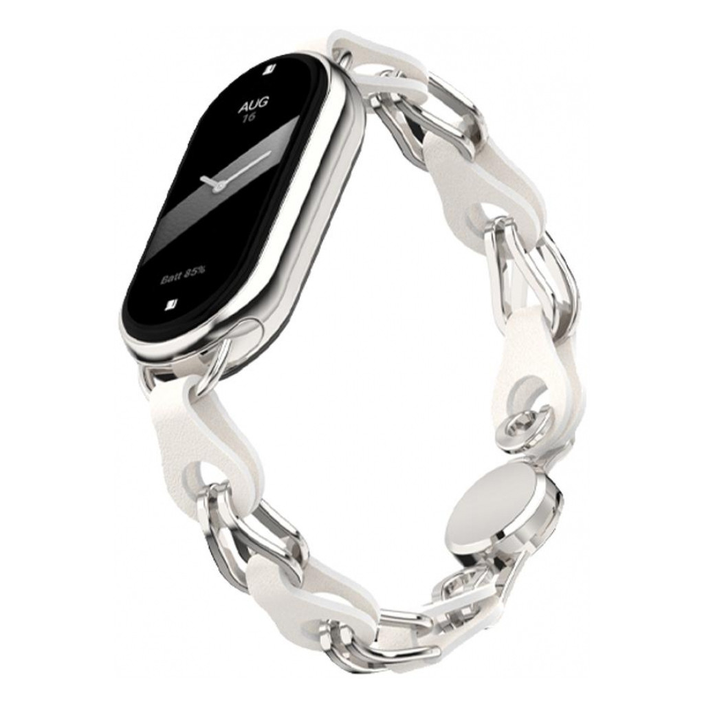 Ремешок для фитнес браслета ArmorStandart Chain Wristband for Xiaomi Mi Band 8 Silver (ARM69922)