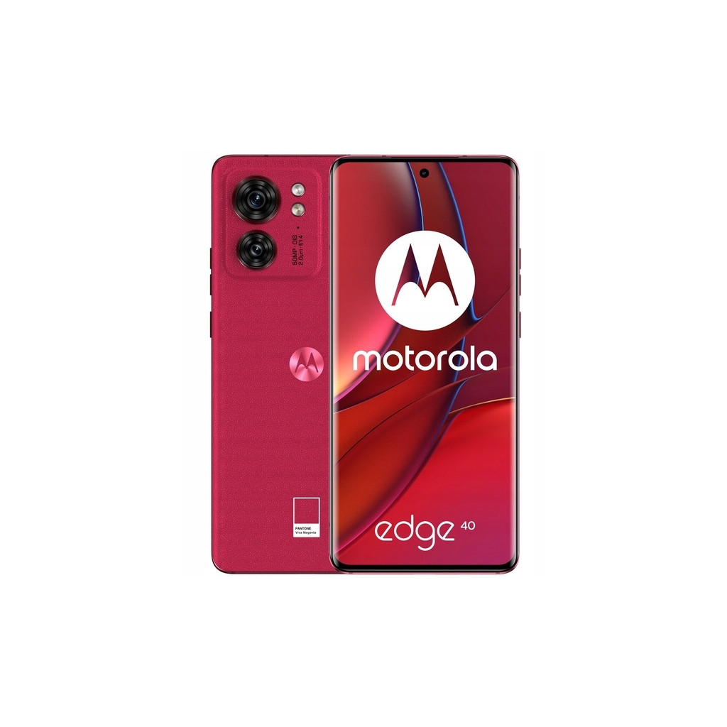 Смартфон Motorola Edge 40 8/256GB Viva Magenta (PAY40085RS)
