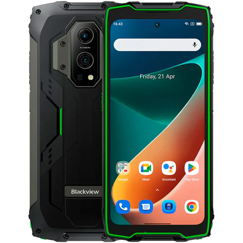 Смартфон Blackview BV9300 12/256GB Green (Lighting Version)