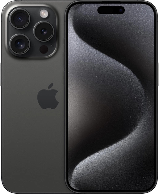 Смартфон Apple iPhone 15 Pro 256Gb Black Titanium (eSim) (MTQR3)
