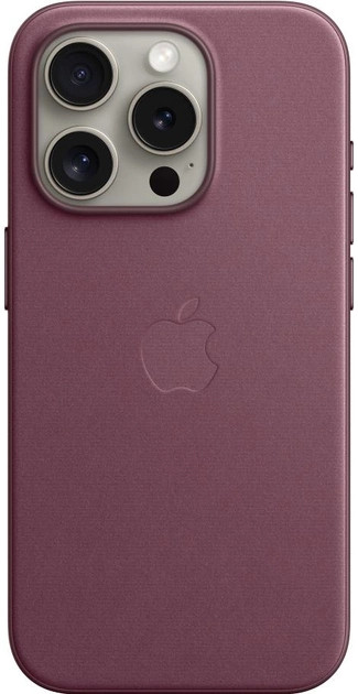 Панель Apple iPhone 15 Pro FineWoven Case with MagSafe - Mulberry (MT4L3)